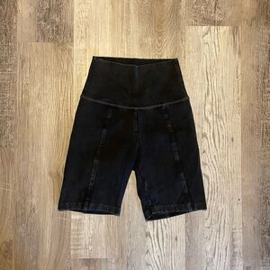 Aerie High-Waisted Black Biker Shorts Size XS